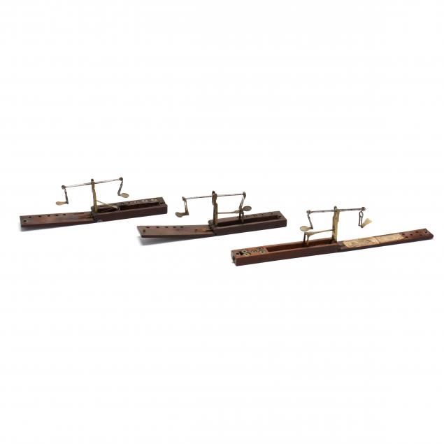 THREE GEORGE III FOLDING POCKET