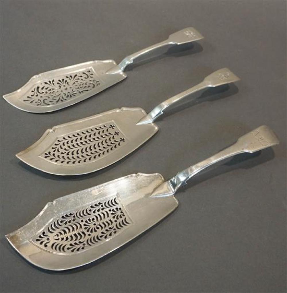 THREE GEORGE IV-VICTORIAN SILVER