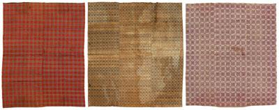 Three Georgia coverlets: one