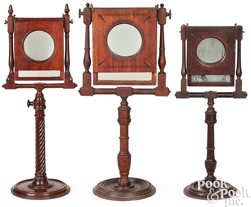 THREE GEORGIAN ADJUSTABLE
