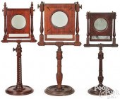 THREE GEORGIAN ADJUSTABLE REFL