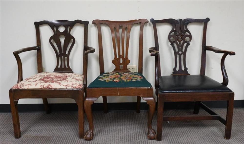 THREE GEORGIAN FRUITWOOD SIDE