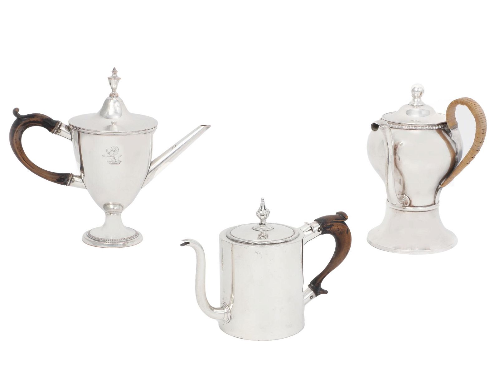 THREE GEORGIAN OLD SHEFFIELD