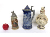 THREE GERMAN BEER STEINS INC L