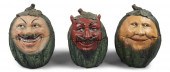 THREE GERMAN EARTHENWARE TOBAC