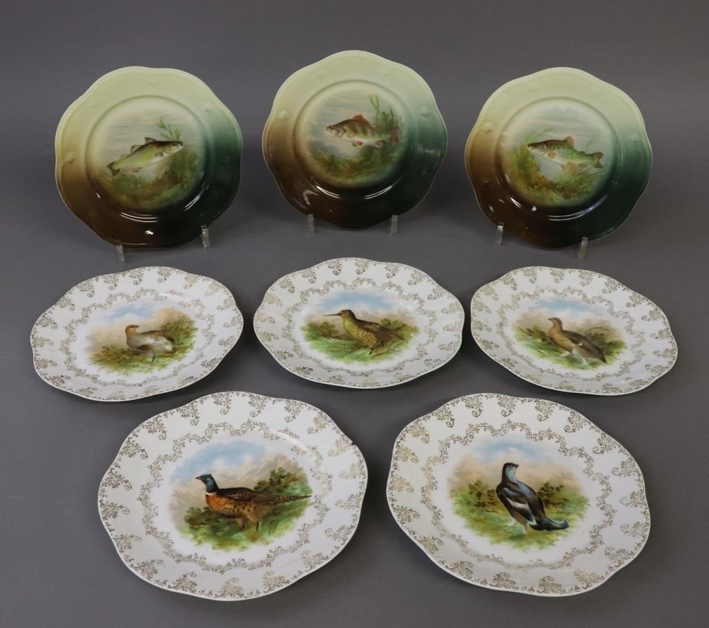 Three German fish plates together