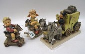 THREE GERMAN HUMMEL PORCELAIN