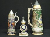 Three German porcelain figural