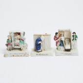 Three German Porcelain Risqué