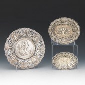 THREE GERMAN SILVER BAROQUE ST