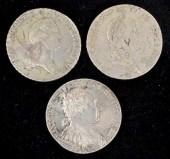 THREE GERMAN/AUSTRIAN SILVER T