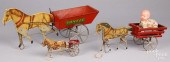 THREE GIBBS HORSE DRAWN CARTST