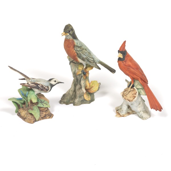THREE GIUSEPPI TAGLIARIOL PORCELAIN