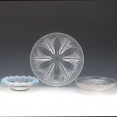 THREE GLASS BOWLS  Including: