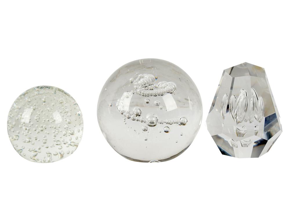 THREE GLASS BUBBLE