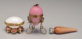 Three glass dresser accessorie