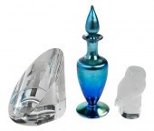 THREE GLASS TABLE ARTICLES20th
