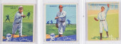 THREE GOUDEY BASEBALL CARDS<br
