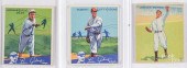 THREE GOUDEY BASEBALL CARDSThr