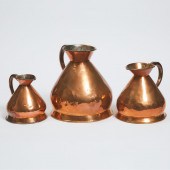 Three Graduated Copper Haystac