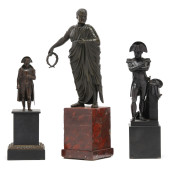 THREE GRAND TOUR BRONZE NAPOLE