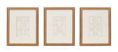 THREE GRAND TOUR TYPE FRAMED I