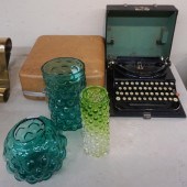 THREE GREEN/TEAL BLENKO-TYPE G