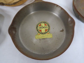 THREE GRISWOLD NO. 8 SKILLETS