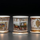 Three Grocer's Porcelain Occup