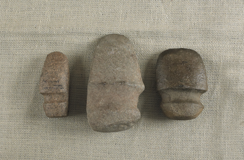 Three grooved axes largest 7