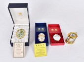 THREE HALYCON ENAMEL TRINKET B