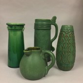 THREE HAMPSHIRE ART POTTERY VE