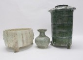 THREE HAN TOMB GOODSOne large,
