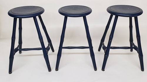 THREE HAND-CRAFTED WINDSOR STYLE