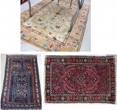 THREE HAND KNOTTED ORIENTAL AR
