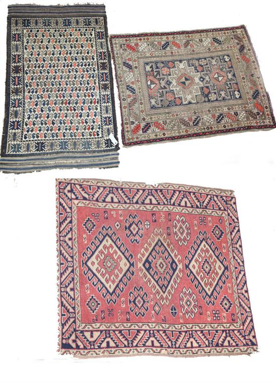 THREE HAND KNOTTED ORIENTAL RUGS