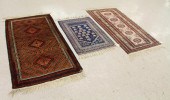 THREE HAND KNOTTED RUGSTHREE H