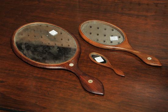 THREE HAND MIRRORS. American 