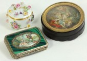 Three Hand-Painted Dresser Box
