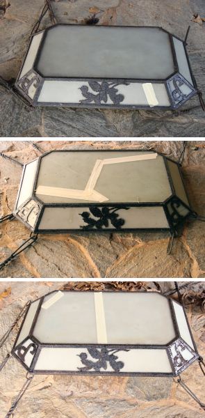 Three Hand Wrought Hanging Light
