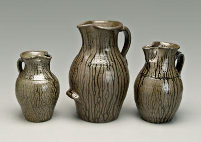 Three Harold Hewell pitchers