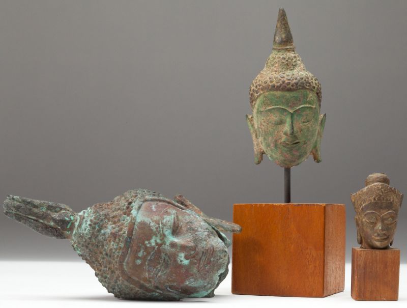 Three Heads of BuddhaSoutheast Asia