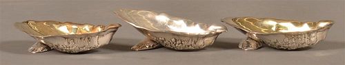 THREE HEAVY STERLING SILVER