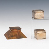 THREE HEINTZ STERLING ON BRONZ