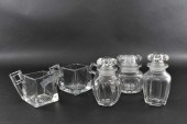 THREE HEISEY GLASS CO. BOTTLES