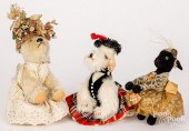 THREE HELEN RATKAI COUTURIERE