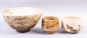 THREE HENRY HAMMOND STUDIO POT