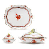 THREE HEREND  CHINESE BOUQUET