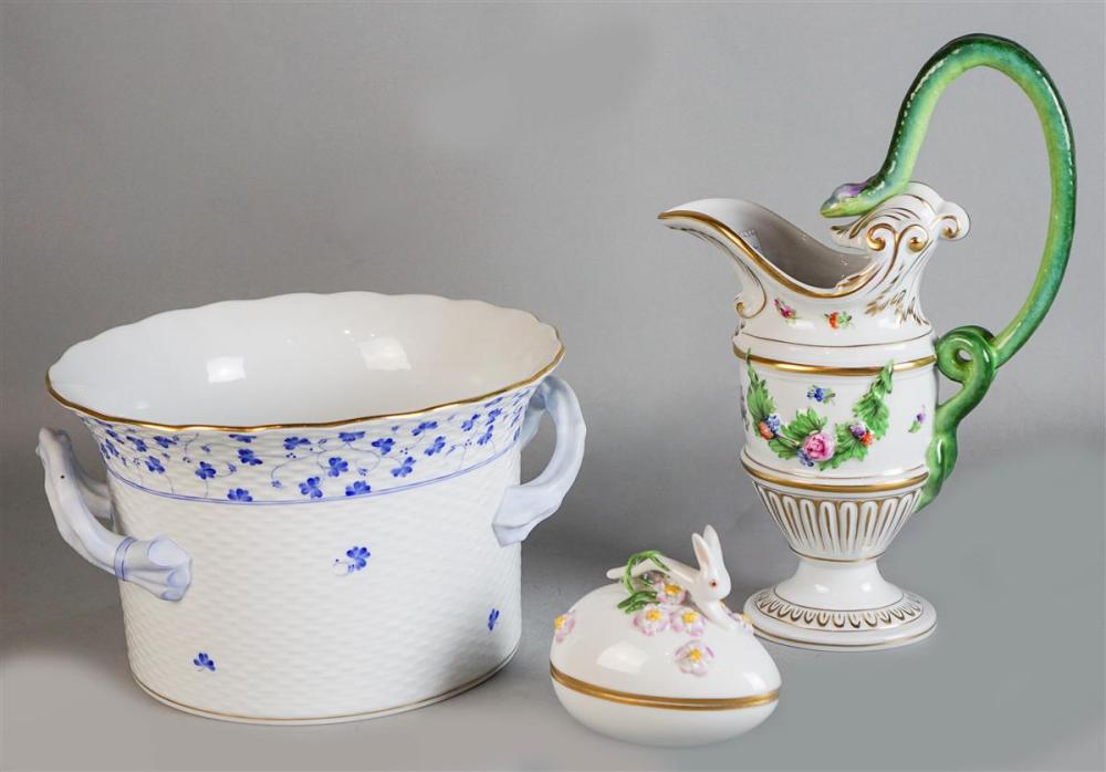 THREE HEREND ITEMSTHREE HEREND