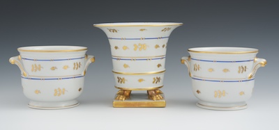 Three Herend Porcelain Catchpots in